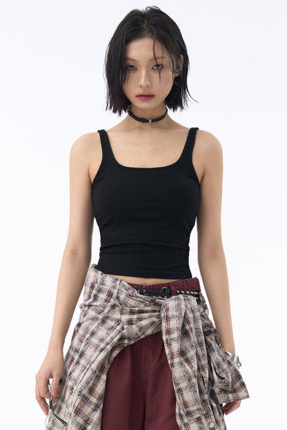 Slim-cut Stretch Tank Top