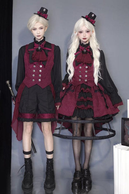 [September 15 Reservation Deadline] Nightmare Black Red Gothic Tsu Ins Prince Suit