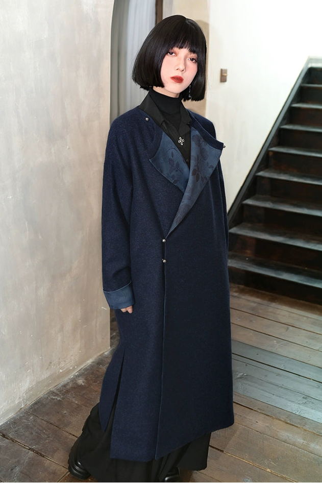 China Robe Wool Long Jacket