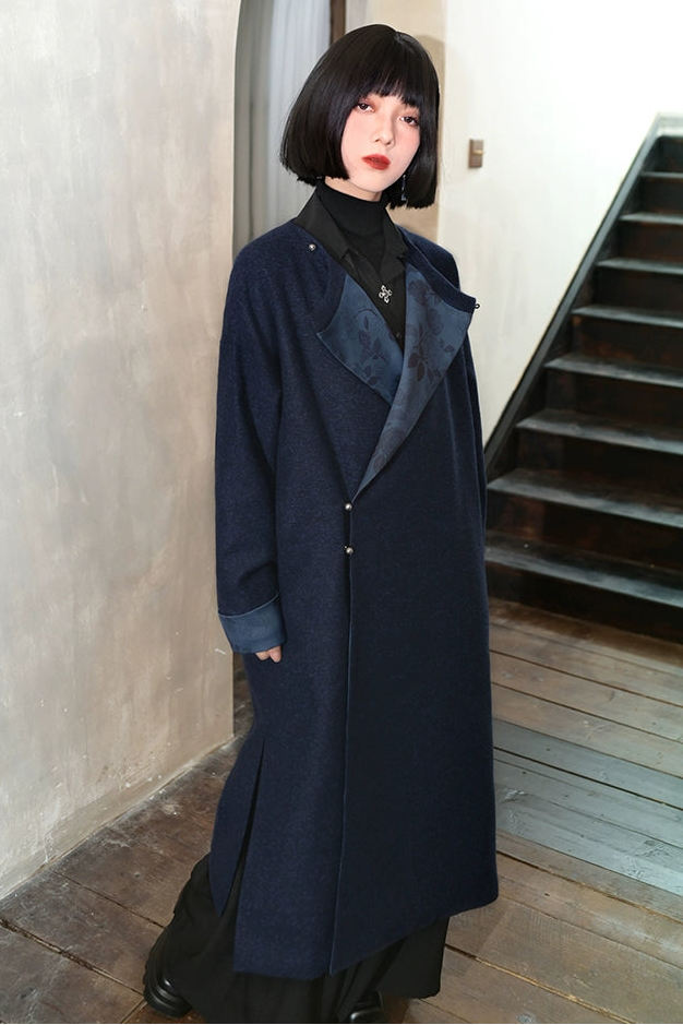 China Robe Wool Long Jacket