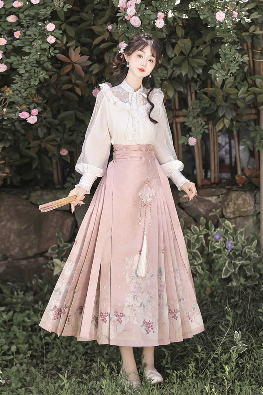 フラワーメッセンジャーハンフゥスカートセット