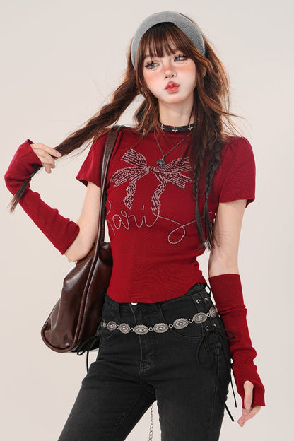 Sweet Bave Slong Sleeve Base T -shirt