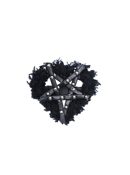 gothic star hair clip hair accessory