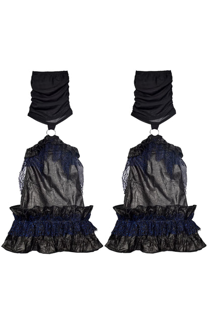 Grunge Punk Mesh Leg Warmers