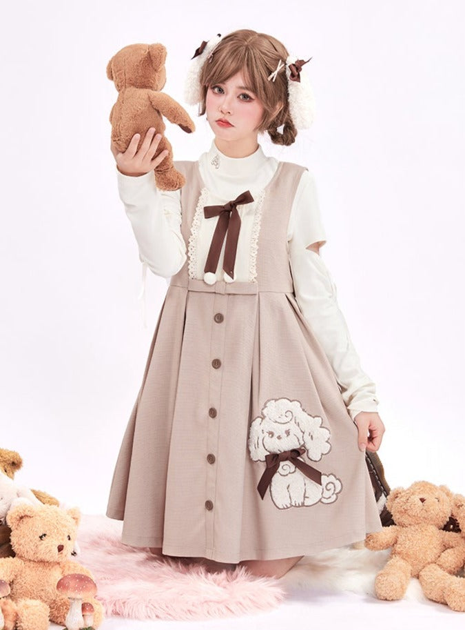 Sweet Poodle Ribbon Sass Skirt + Innerwear