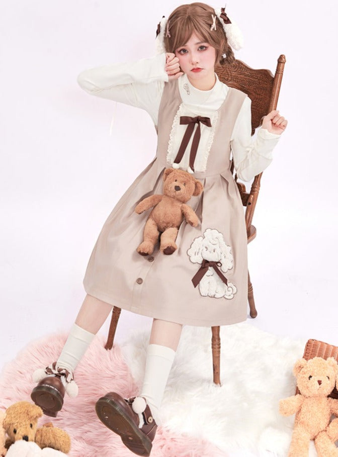 Sweet Poodle Ribbon Sass Skirt + Innerwear