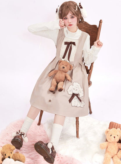 Sweet Poodle Ribbon Sass Skirt + Innerwear