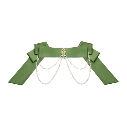 クラシックシフォンローズドレスセットアップ