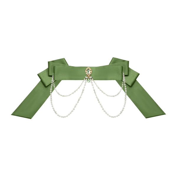 クラシックシフォンローズドレスセットアップ