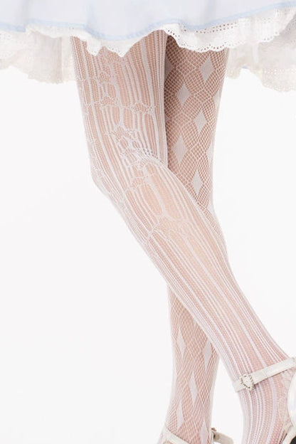 アシンメシアーメッシュロリータスタイツ