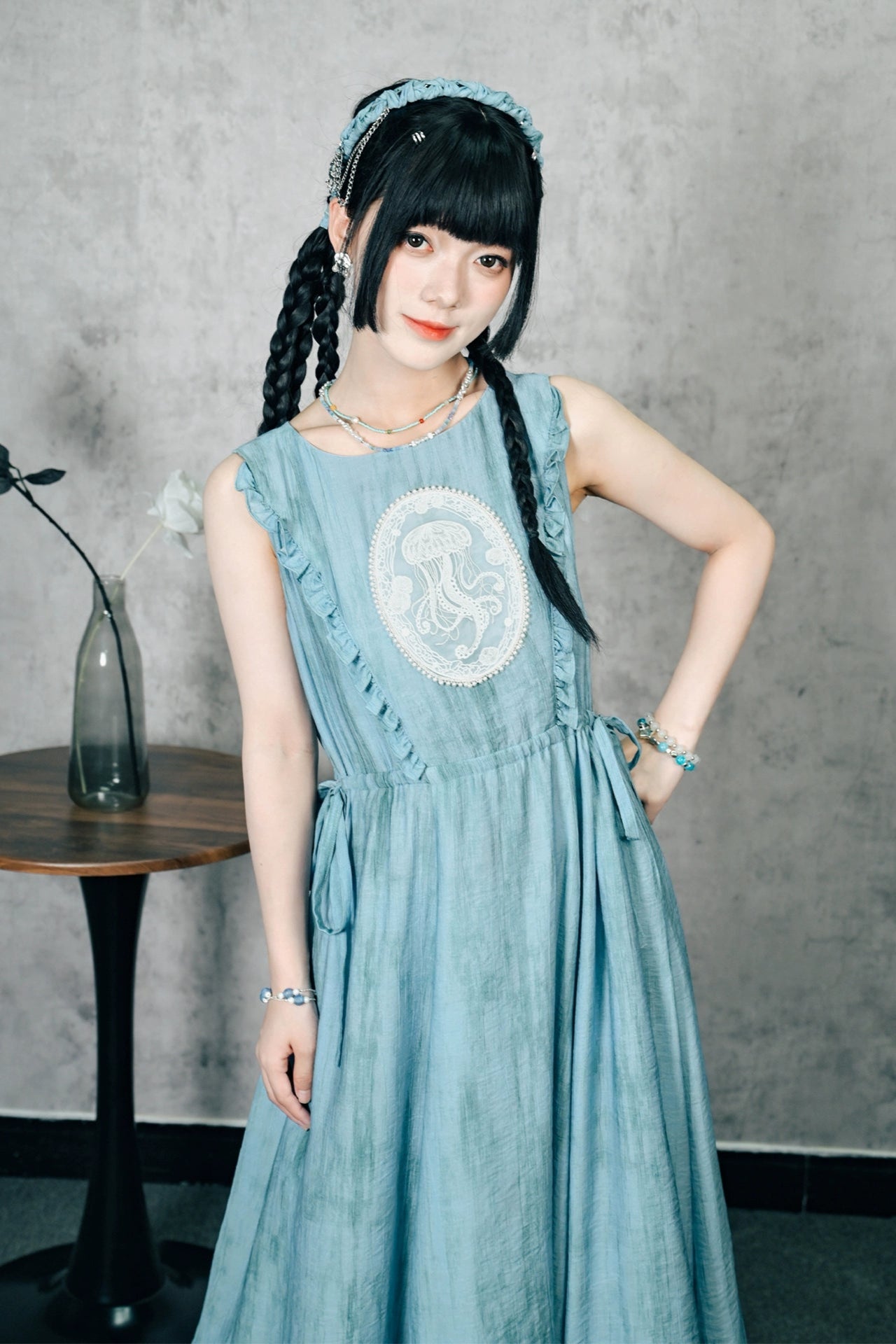 Phantom Sea Whisper Retro Dress