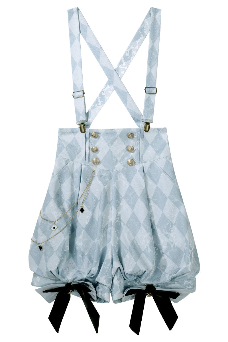 【予約商品】アリス皇子ロリータシャツ+ショートパンツ+ベルト