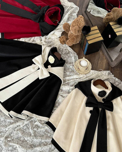 【予約商品】ローズクワイアケープコート＋フーディーリボン