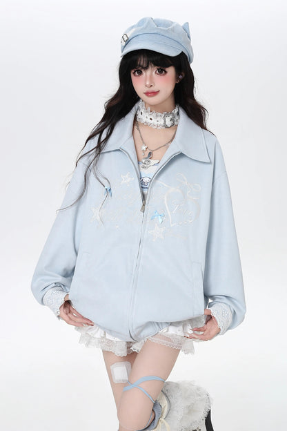 サブカラールーズジャケット