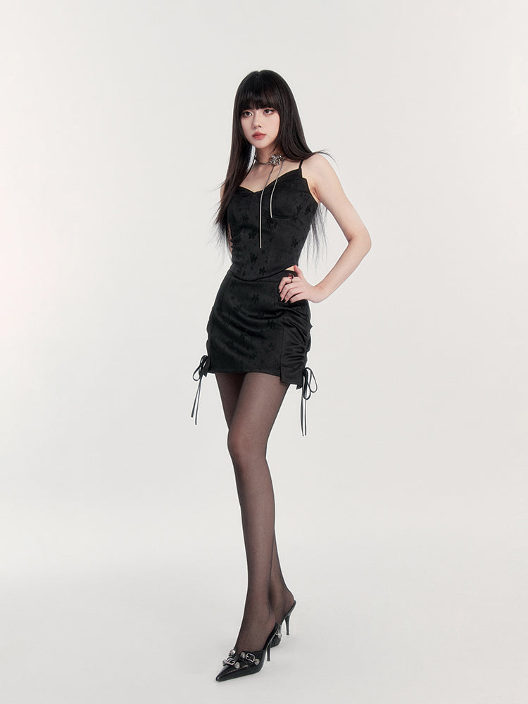 Mode Jacquard Camisole + Skirt