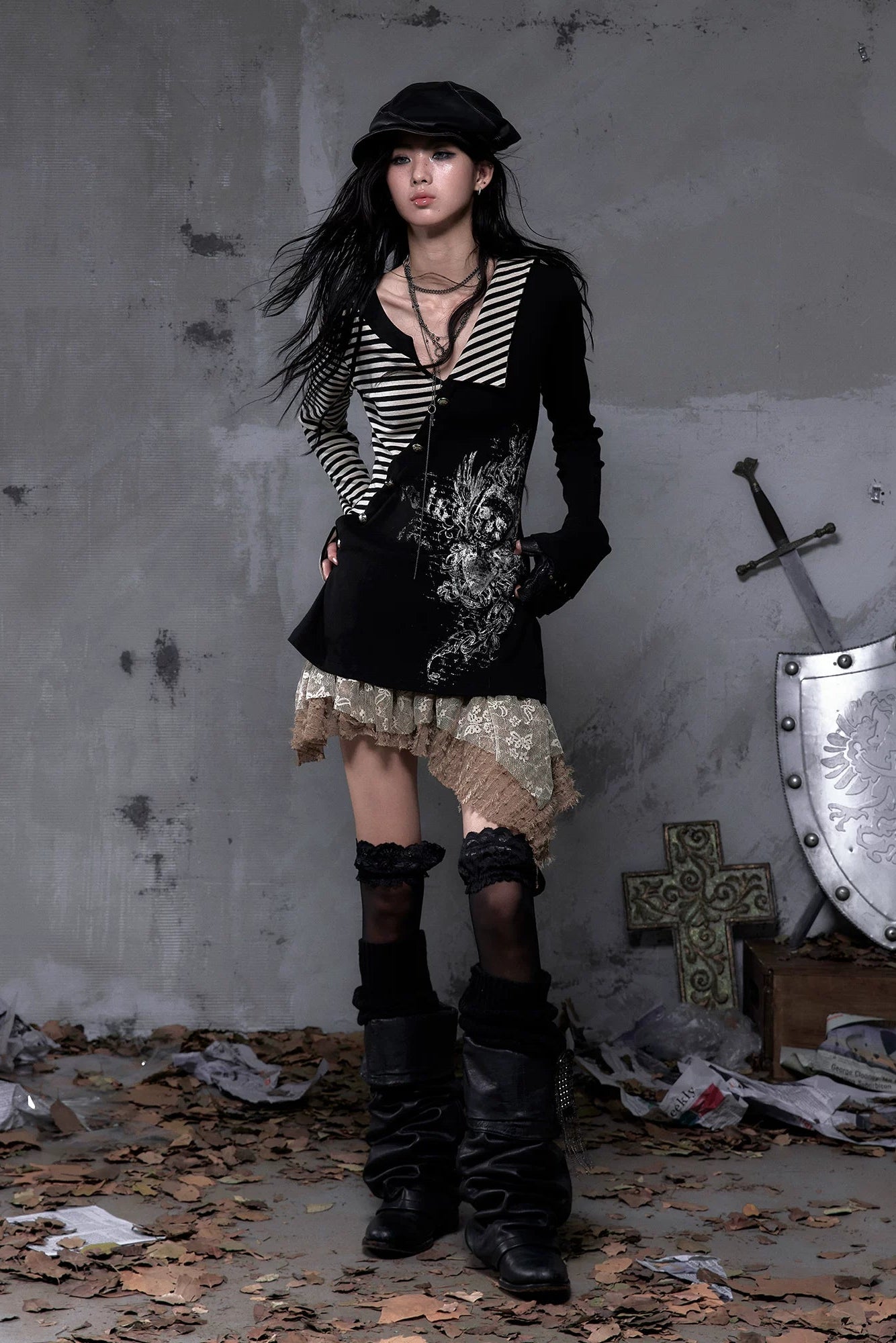 Y2K Millennial Strickoberteil