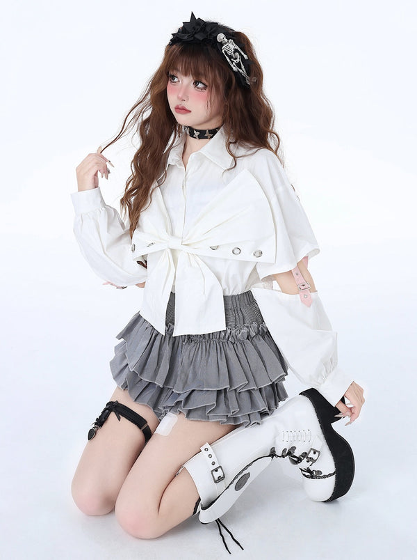 Big Bow Open Sweet Chic Top