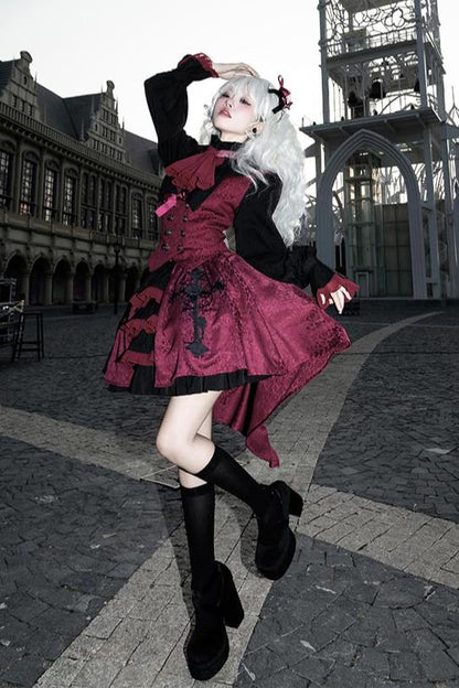 [September 15 Reservation Deadline] Nightmare Black Red Gothic Tsu Ins Prince Suit