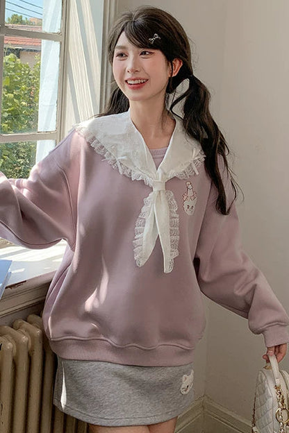 キュートキャットフリーススウェット