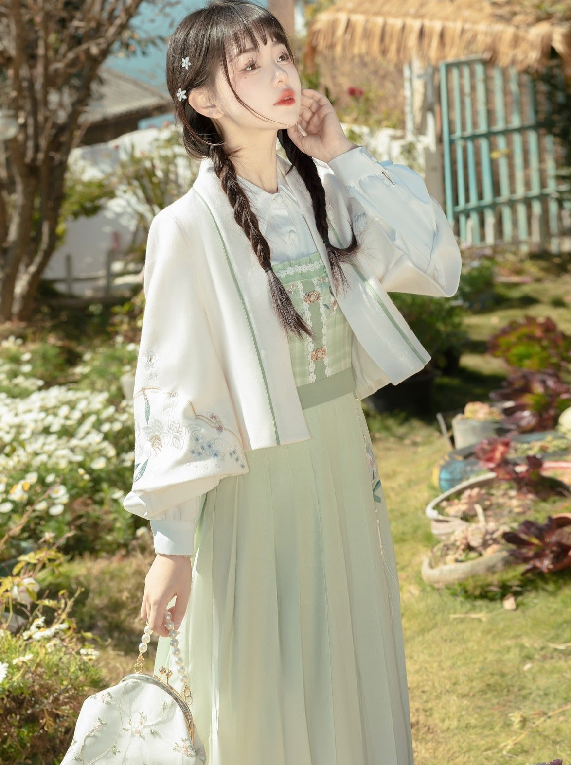 China Spring Jacket + Camisole Dress + Color Design Shirt