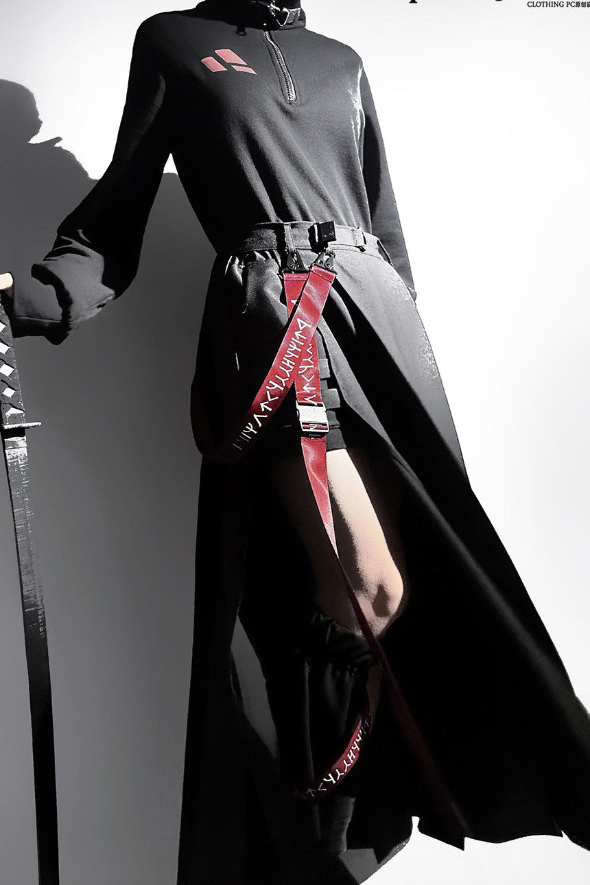 Wasteland Cool Hooded Cardigan + Jumper Skirt + Inner Top [Pre-order]