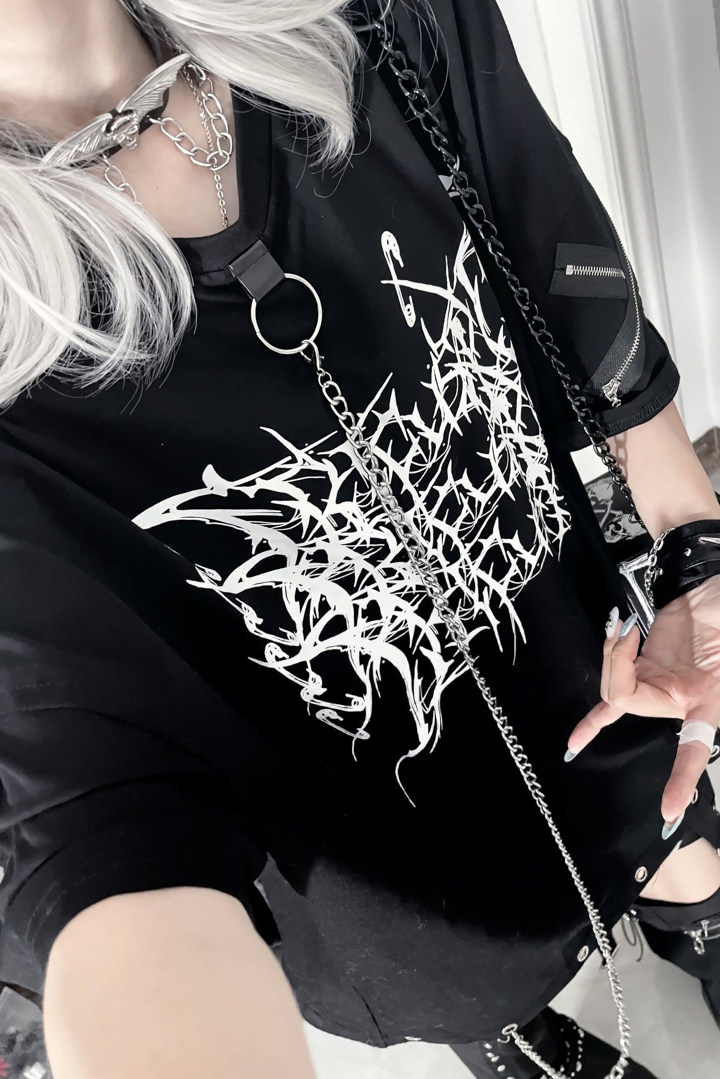 Subculture Dark Circle Spider Tops