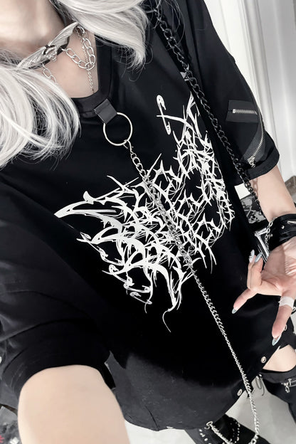 Subculture Dark Circle Spider Tops