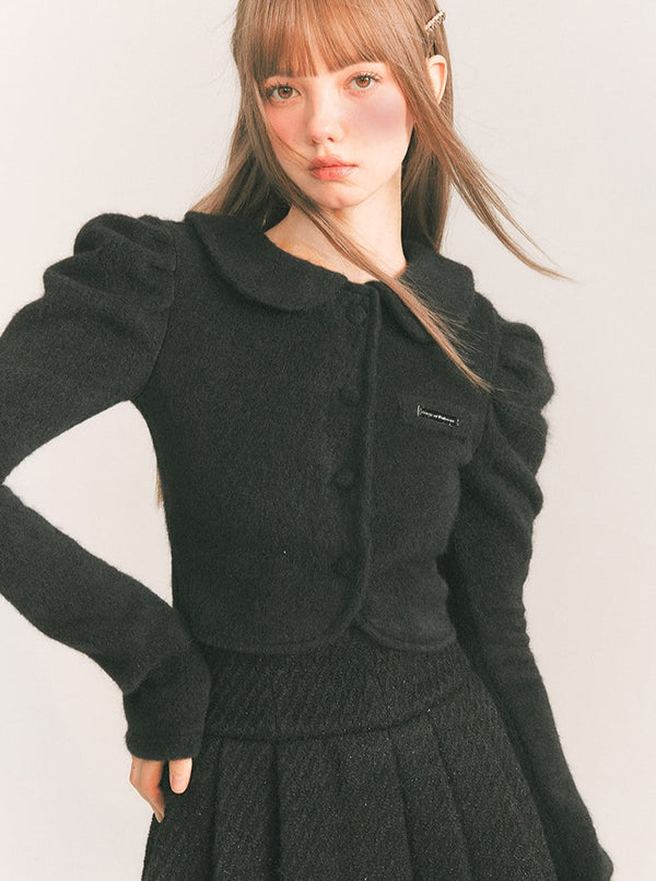 ドールカラーモダンショートカーディガン