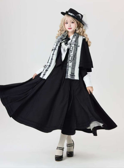 Pianist Classical Series Elegant Cape Dress Setup