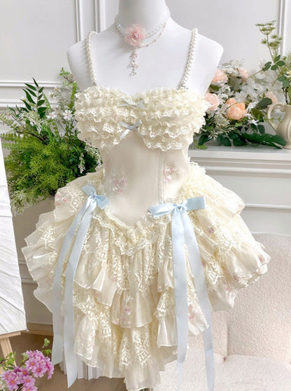 Pure Dzire Fairy Style Lace Romantic Lolita Dress