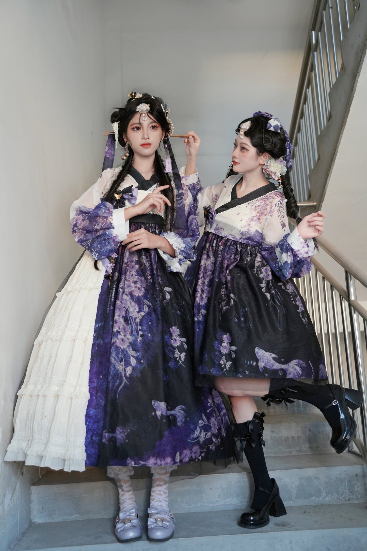 星空の夜魔法ロリータセット