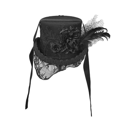 Gothic Style Flat Strap Duke Hat
