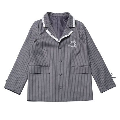 モードアカデミージャケット+アシメトップス+キャミソール+スカート+スカーフ