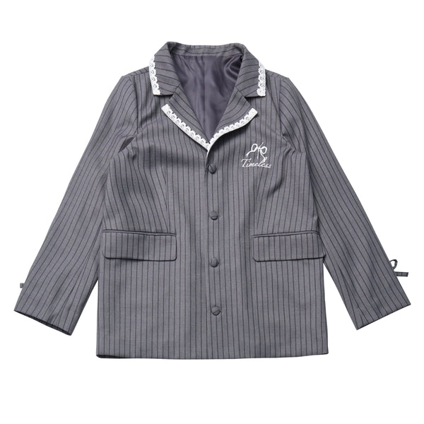 モードアカデミージャケット+アシメトップス+キャミソール+スカート+スカーフ