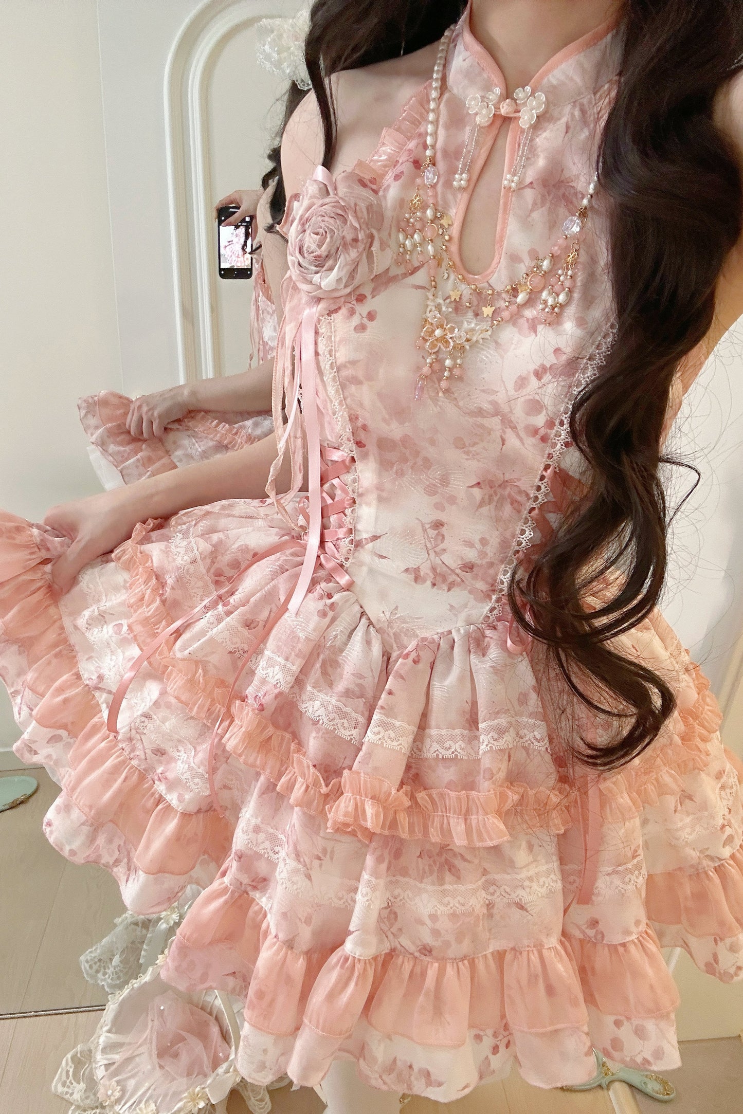 Peach Sugar Sweet Lolita Dress
