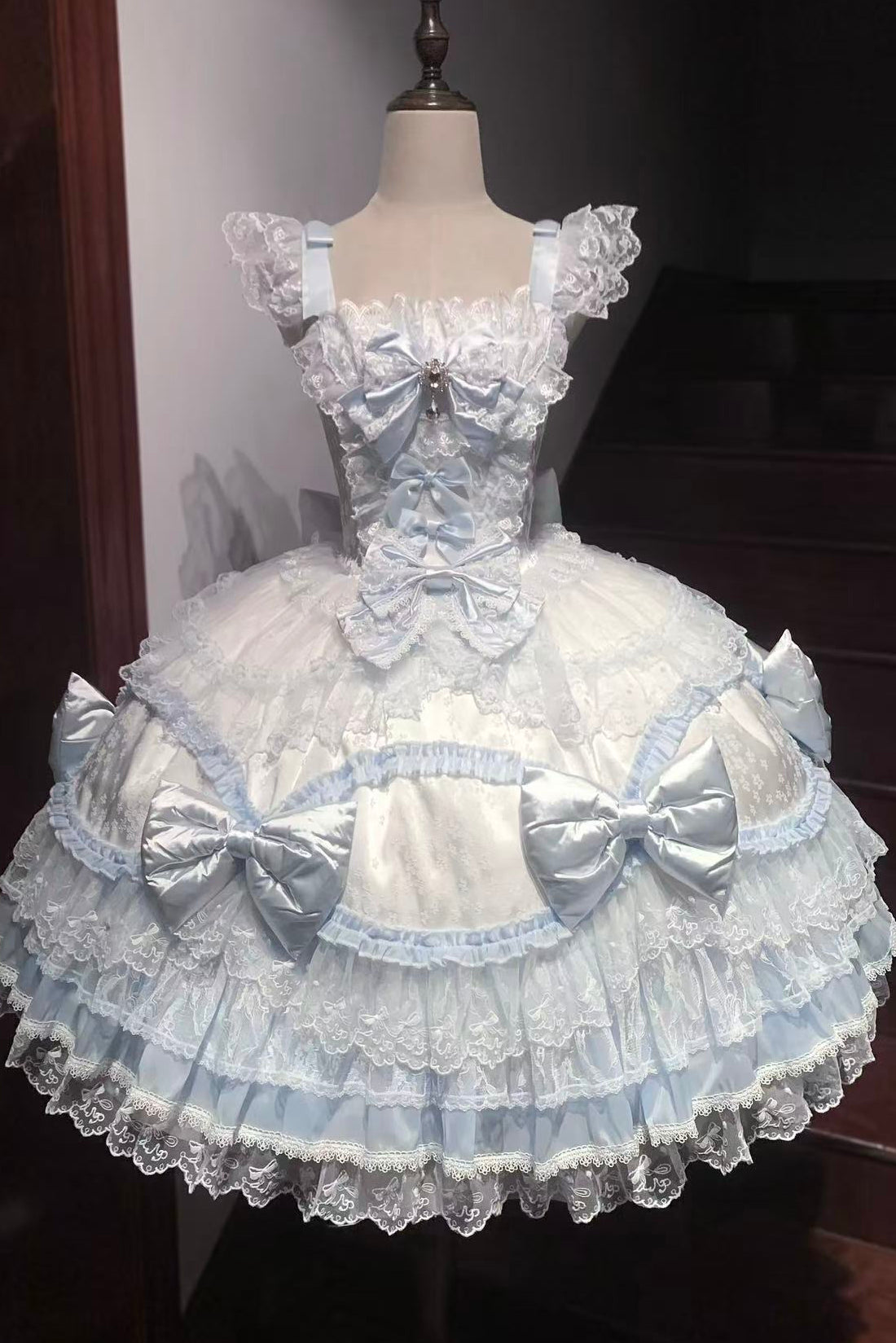Cotton Candy Ribbon Princess Dress