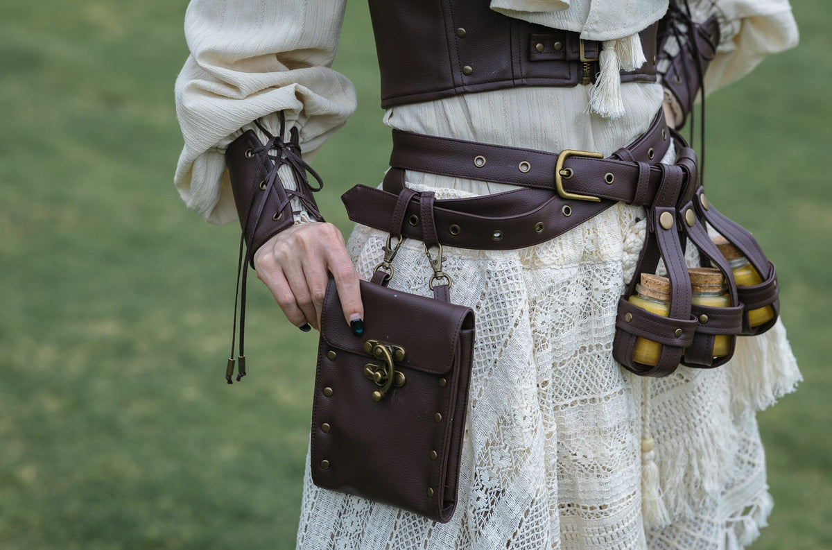 Steampunk Multi-Layer Waist Bag