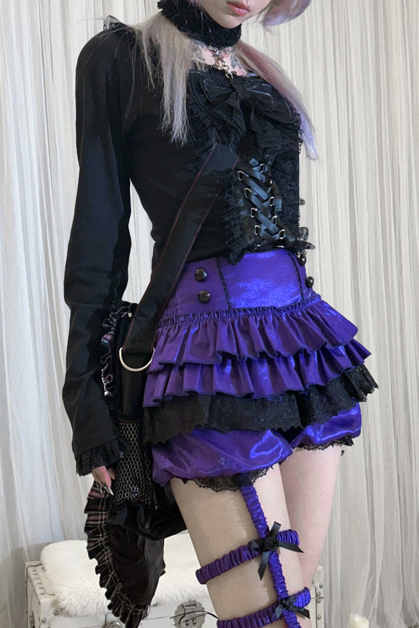 【予約商品】ベルベットレースボトムシャツ＆パンプキンパンツ