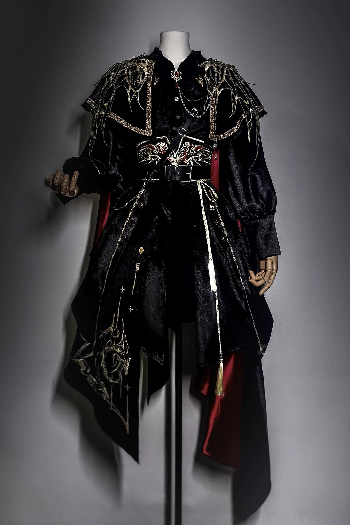 【予約商品】ダークファンタジーエンブロイダリーケープ＋シャツ＋コルセットトレーン＋パンツ/スカートコンプリートセット＋フルセット