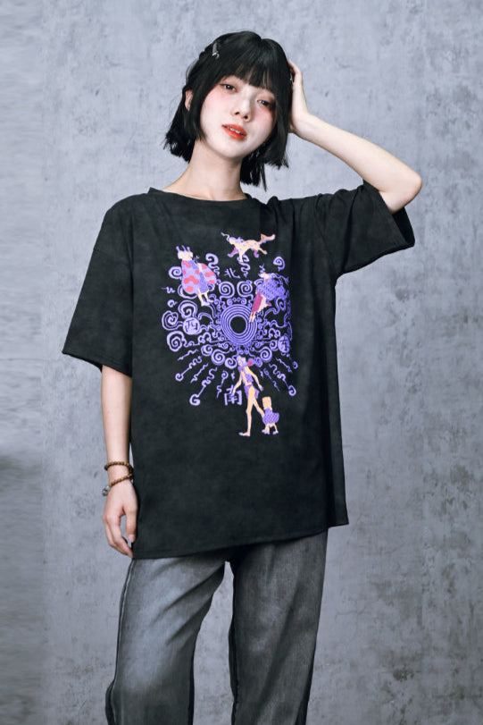 China Design Loose Over Tops