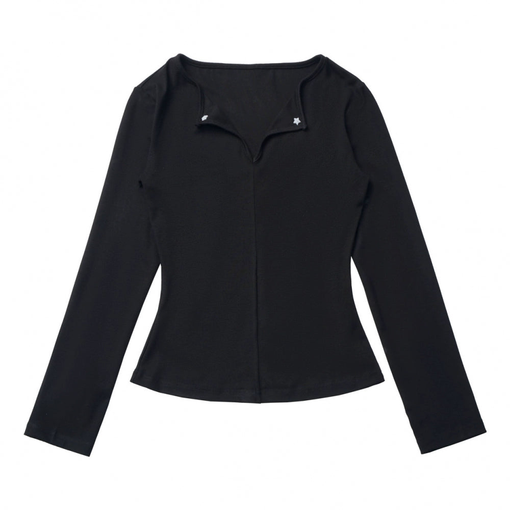 ステッチウエストベーシックトップス