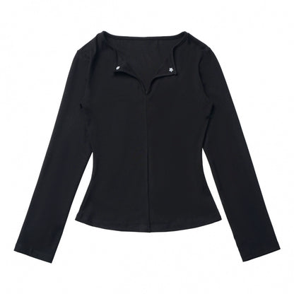 ステッチウエストベーシックトップス