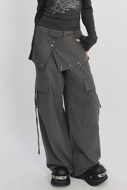 Casual Dark Punk Pants