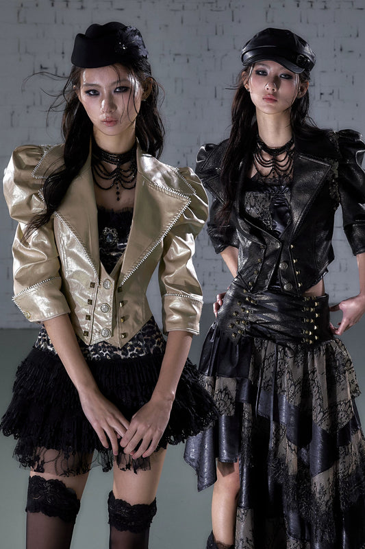 Punk-Night-Lederjacke