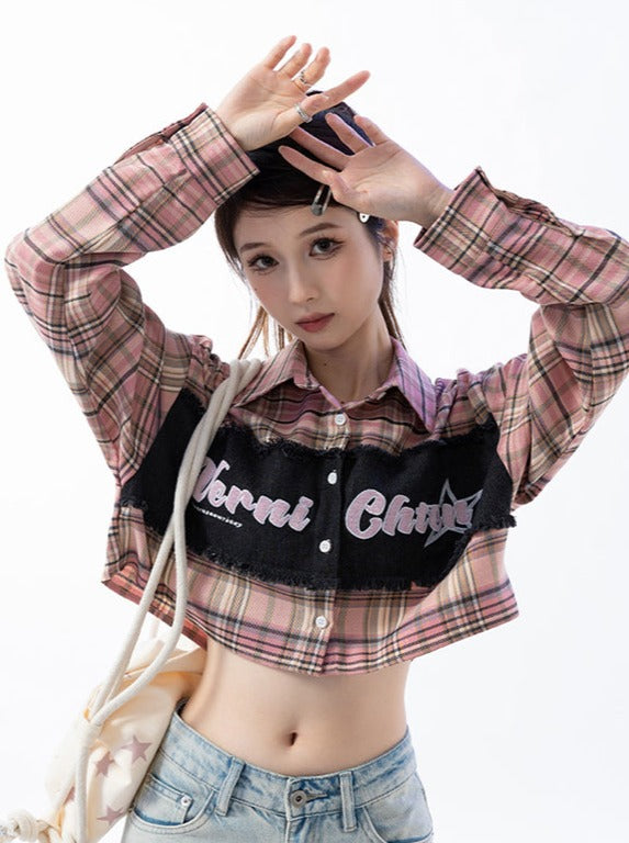 American Logo Check Shirt