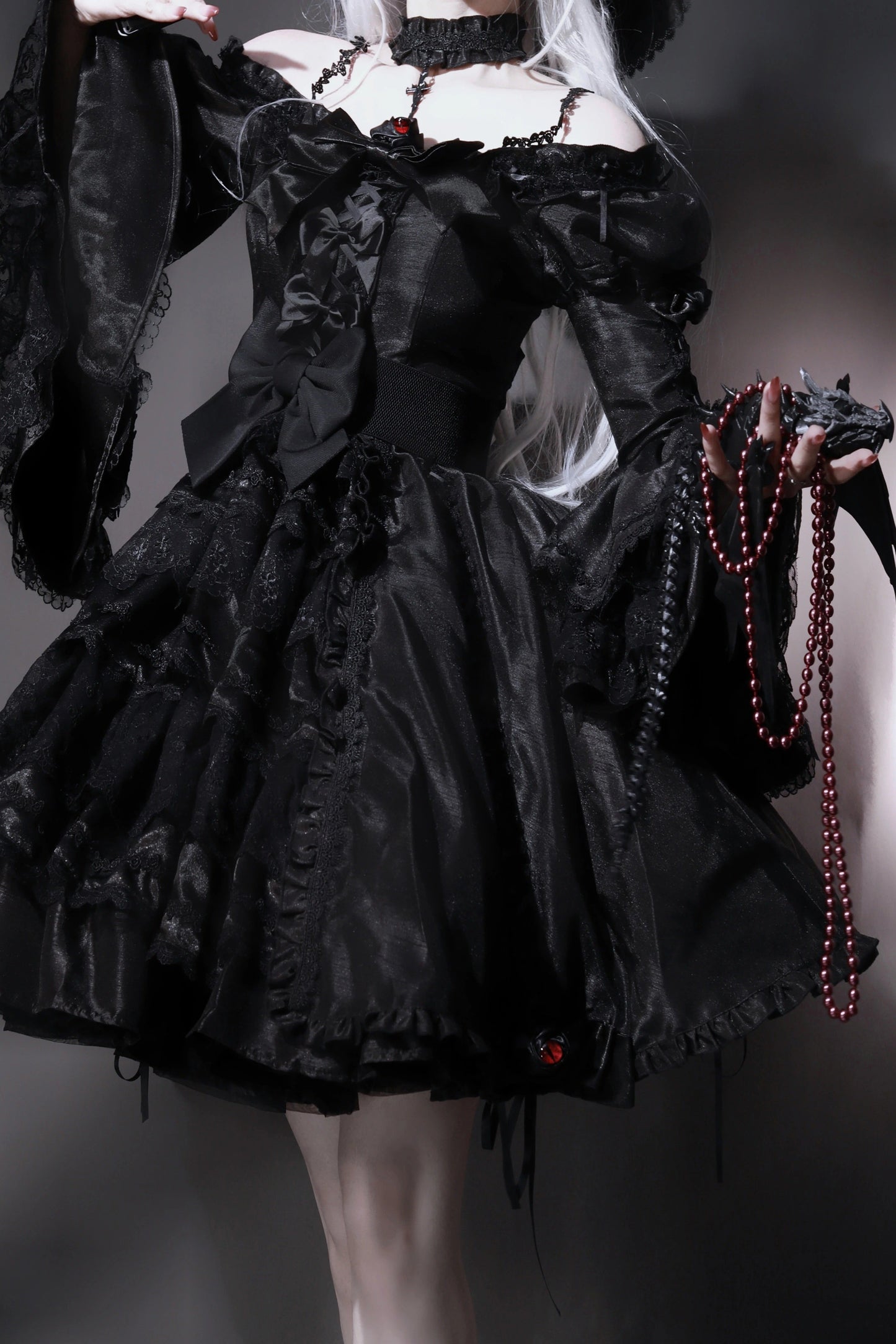 [Reservation deadline: September 18th] Witch Night in Weird Paradise Gothic Cloak + Mini Dress