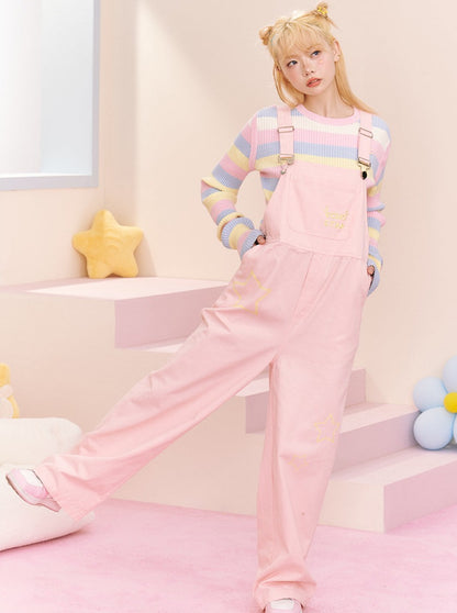 Popstar Saspender Wide Pants