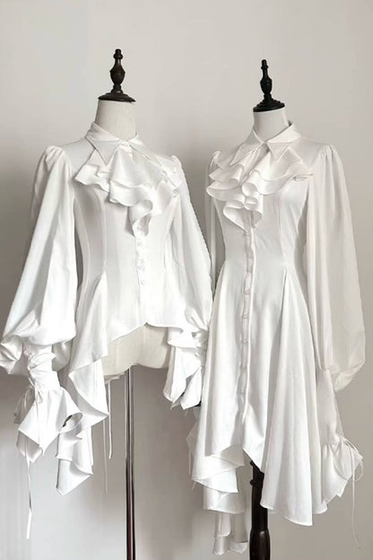 【2月26日予約締切】ゴシックプリンスロリータロングシャツワンピース