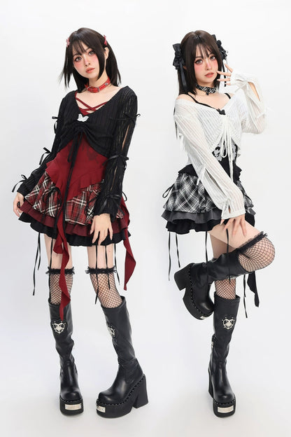 キャットウィッシュトップス+キャミソール