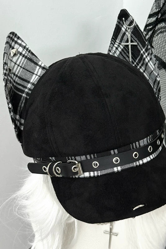 ドーベルマンチェックパンクハット